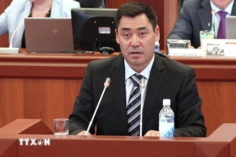 Ông Sadyr Zhaparov được phê chuẩn làm Thủ tướng mới của Kyrgyzstan. (Ảnh: CAPITAL/TTXVN)