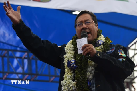 Tân Tổng thống Bolivia Luis Arce. (Ảnh: AFP/TTXVN)
