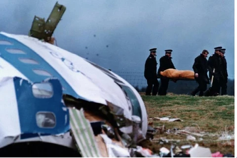 Hiện trường sau vụ đánh bom máy bay của hãng hàng không Pan Am năm 1988. (Nguồn: Reuters)