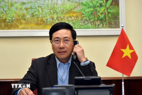 Phó Thủ tướng, Bộ trưởng Bộ Ngoại giao Phạm Bình Minh. (Ảnh: TTXVN phát)