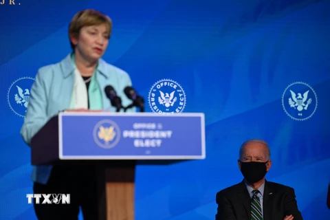 Tổng thống đắc cử Mỹ Joe Biden lựa chọn bà Maria Zuber (trong ảnh) đồng Chủ tịch Hội đồng Cố vấn của Tổng thống về khoa học và công nghệ. (Ảnh: AFP/TTXVN)