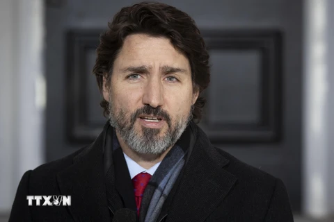 Thủ tướng Justin Trudeau. (Ảnh: AFP/TTXVN)