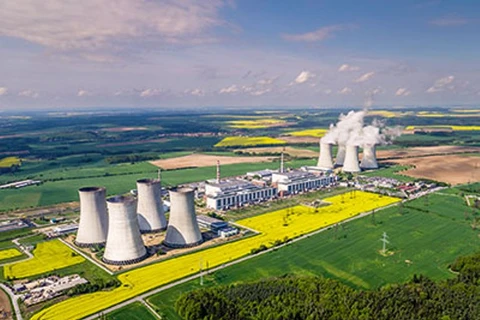 Nhà máy điện hạt nhân Dukovany của Cộng hòa Séc. (Nguồn: cez.cz)