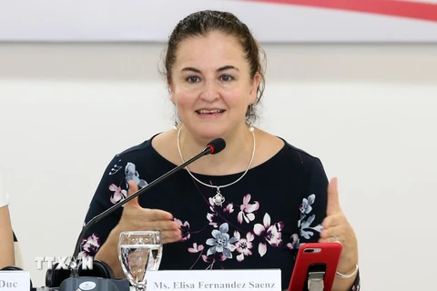  Bà Elisa Fernandez Saenz, Trưởng đại diện UN Women tại Việt Nam. (Ảnh: Anh Tuấn/TTXVN)