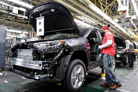 Việc sản xuất ôtô đã bị tạm dừng tại nhà máy Kentucky của Toyota đầu tháng Ba. (Nguồn: Toyota)