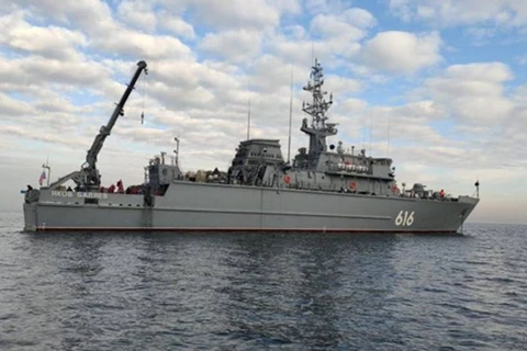 Tàu quét mìn "Yakov Balyaev" của Hạm đội Thái Bình Dương. (Nguồn: Bộ Quốc phòng Nga)