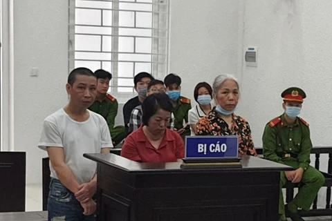 Các bị cáo trước tòa. (Nguồn: laodong.vn)