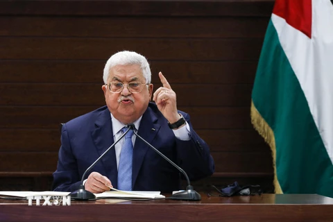 Tổng thống Palestine Mahmoud Abbas. (Ảnh: AFP/TTXVN)