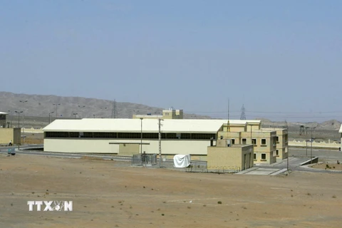 Cơ sở hạt nhân Natanz ở phía Nam thủ đô Tehran, Iran. (Ảnh: AFP/TTXVN)