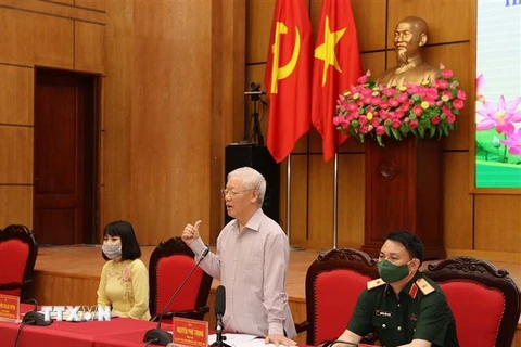 [Video] Tổng Bí thư Nguyễn Phú Trọng tiếp xúc cử tri tại Hà Nội