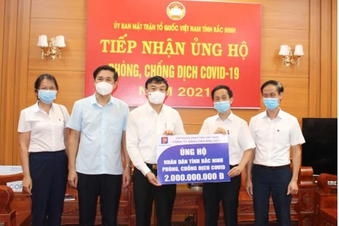 Petrolimex hỗ trợ tỉnh Bắc Ninh chống dịch COVID-19. (Nguồn: petrolimex.com.vn)