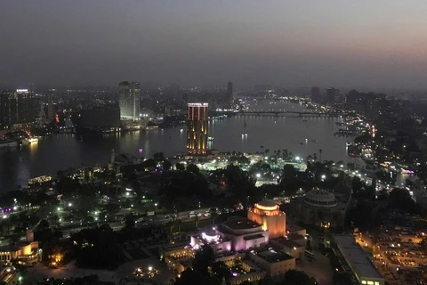 Thủ đô Cairo và sông Nile nhìn từ tòa tháp Cairo ngày 5/12/2019. (Nguồn: Reuters)