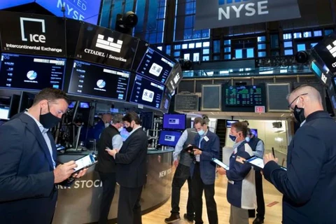Hoạt động tại sàn giao dịch chứng khoán New York, Mỹ. (Nguồn: NYSE)