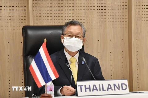 Chủ tịch Quốc hội Thái Lan Chuan Leekpai tham dự AIPA 42. (Ảnh: CTV/TTXVN phát)