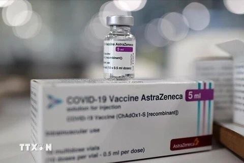 Vaccine ngừa COVID-19 của hãng dược phẩm AstraZeneca. (Ảnh: IRNA/TTXVN)