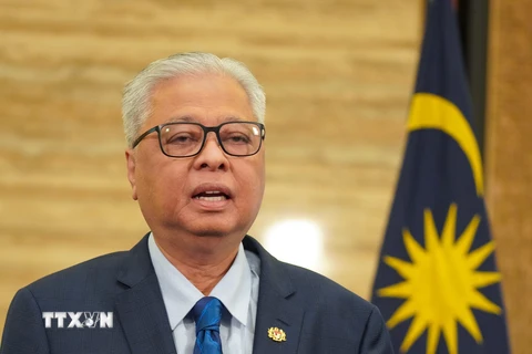 Thủ tướng Malaysia Ismail Sabri Yaakob công bố các thành viên nội các trong cuộc họp ở Putrajaya ngày 27/8/2021. (Ảnh: THX/TTXVN)