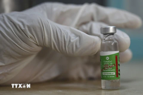 Vaccine ngừa COVID-19 tại Faridabad, Ấn Độ, ngày 4/3/2021. (Ảnh: AFP/TTXVN)