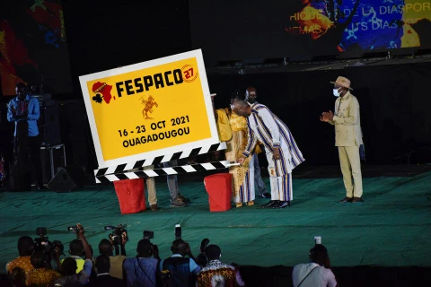 Lễ khai mạc Liên hoan phim liên châu Phi lần thứ 27 tại Ouagadougou, Burkina Faso ngày 16/11. (Nguồn: Reuters)