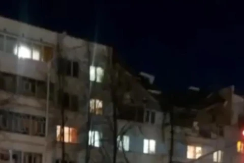 Tòa nhà ở Naberezhnye Chelny bị hư hại do vụ nổ. (Nguồn: rferl.org)