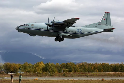 Máy bay vận tải An-12 của Nga. (Nguồn: TASS)