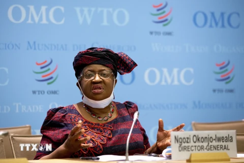 Tổng Giám đốc WTO Ngozi Okonjo-Iweala. (Ảnh: AFP/TTXVN)