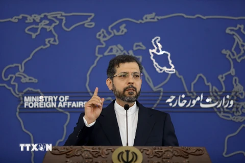 Người phát ngôn Bộ Ngoại giao Iran Saeed Khatibzadeh. (Ảnh: THX/ TTXVN)