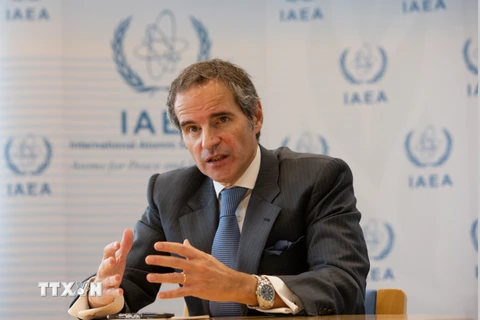 Tổng Giám đốc Cơ quan Năng lượng Nguyên tử Quốc tế (IAEA) Rafael Mariano Grossi. (Ảnh: AFP/TTXVN)