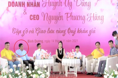 Các khách mời trong buổi livestream của bà Phương Hằng ngày 14/11. (Nguồn: tienphong.vn)