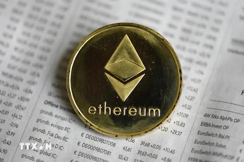 Đồng tiền điện tử Ethereum. (Ảnh: AFP/TTXVN)