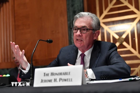Chủ tịch Ngân hàng Dự trữ liên bang Mỹ (Fed) Jerome Powell. (Ảnh: AFP/TTXVN)