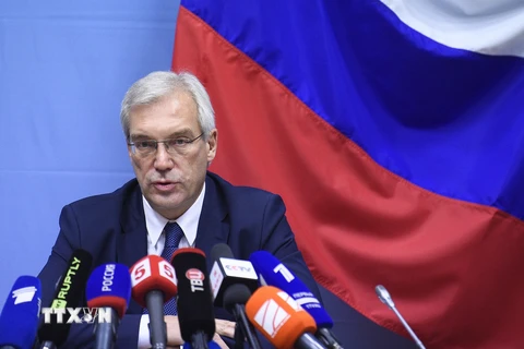 Thứ trưởng Ngoại giao Nga, ông Alexander Grushko. (Ảnh: AFP/ TTXVN)