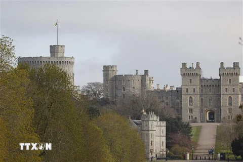 Quang cảnh Lâu đài Windsor, phía tây thủ đô London, Anh. (Ảnh: AFP/TTXVN)