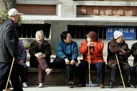 Người cao tuổi ở Bắc Kinh. (Nguồn: AFP)