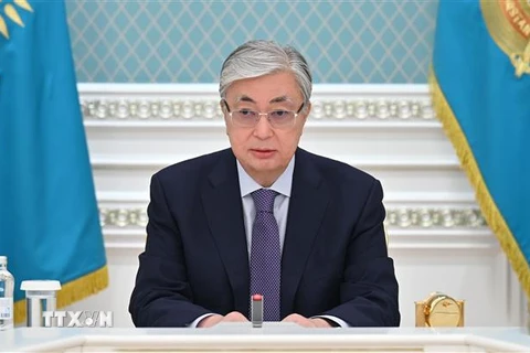 Tổng thống Kazakhstan Kassym-Jomart Tokayev. (Ảnh: THX/TTXVN)