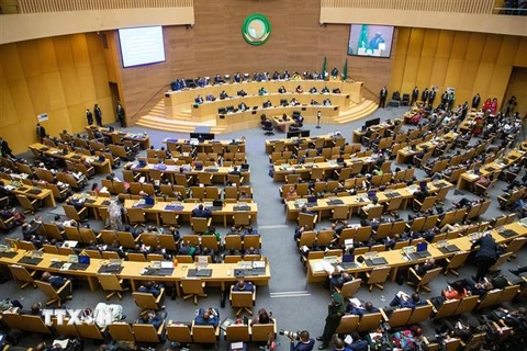 Quang cảnh Hội nghị thượng đỉnh Liên minh châu Phi (AU) ở Addis Ababa, Ethiopia ngày 5/2/2022. (Ảnh: THX/TTXVN)