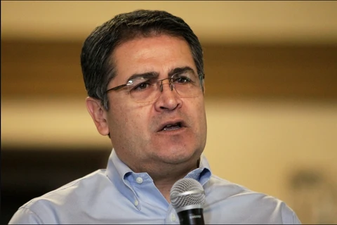 Cựu Tổng thống Honduras Juan Orlando Hernandez. (Nguồn: Reuters)