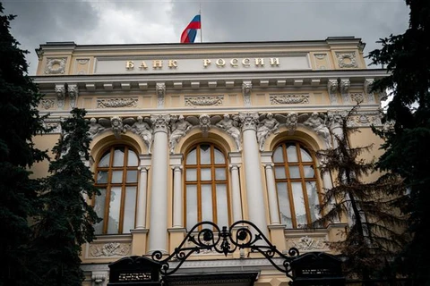 Ngân hàng Trung ương Nga tại thủ đô Moskva. (Ảnh: AFP/TTXVN)