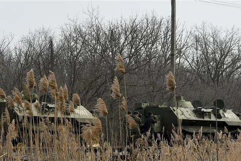 [Video] Cận cảnh đoàn xe quân sự Nga giữa căng thẳng Ukraine