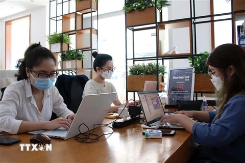 Saigon Innovation Hub là không gian làm việc chung của nhiều startup tại Thành phố Hồ Chí Minh trong những năm qua. (Ảnh: Tiến Lực/TTXVN)