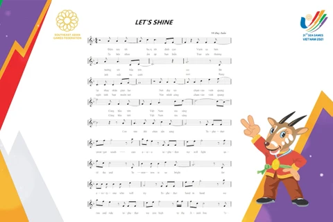 Lời bài hát chính thức của SEA Games 31 "Let's Shine -Hãy tỏa sáng. (Nguồn: webthethao.vn)