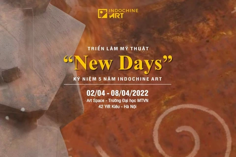 Triển lãm “New Days” trưng bày trên 30 tác phẩm hội họa và điêu khắc chọn lọc của 8 nghệ sỹ.