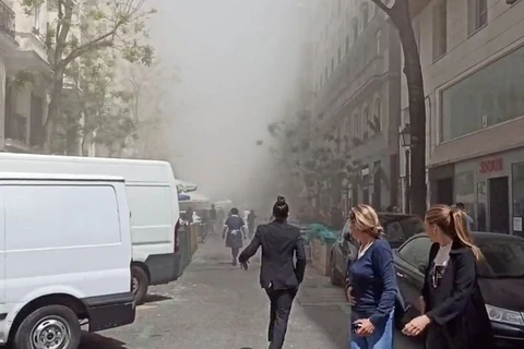 Người dân tháo chạy khỏi vụ nổ. (Nguồn: nottinghampost.com)