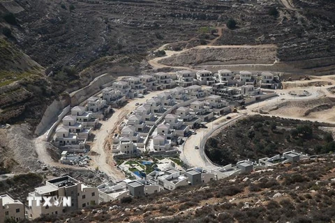 Khu định cư Givat Zeev của Israel ở gần Jerusalem ngày 27/10/2021. (Ảnh: THX/TTXVN)