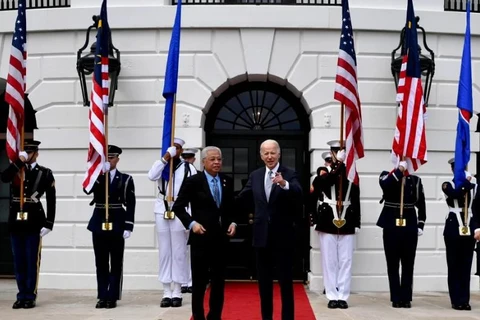 Thủ tướng Datuk Seri Ismail Sabri Yaakob đã gặp Tổng thống Hoa Kỳ Joe Biden tại Nhà Trắng ngày 12/5. (Nguồn: nst.com.my)