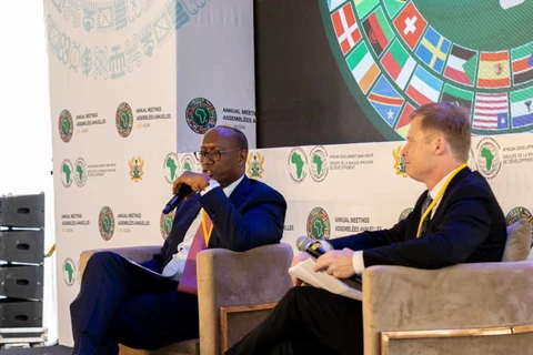 Phó Chủ tịch AfDB Kevin Kanina thông báo về Cơ chế Kinh tế Tuần hoàn châu Phi. (Nguồn: afdb.org) 