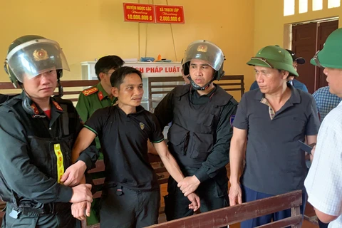 Đối tượng Lê Văn Lượng bị bắt giữ. (Nguồn: cand.com.vn)