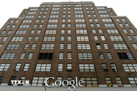 Trụ sở Google tại New York, Mỹ. (Ảnh: AFP/TTXVN)