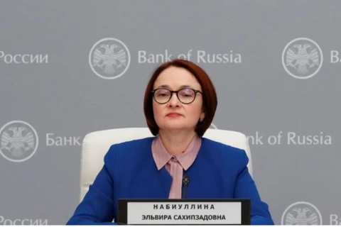 Thống đốc Ngân hàng Trung ương Nga Elvira Nabiullina. (Nguồn: Reuters)