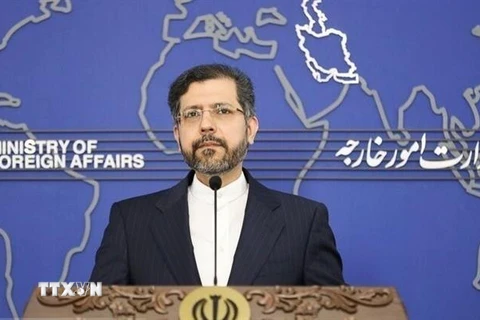 Người phát ngôn Bộ Ngoại giao Iran Saeed Khatibzadeh. (Ảnh: IRNA/TTXVN)