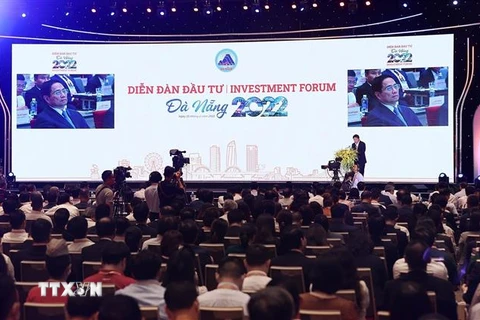 Quang cảnh Diễn đàn Đầu tư Đà Nẵng năm 2022. (Ảnh: Dương Giang/TTXVN)